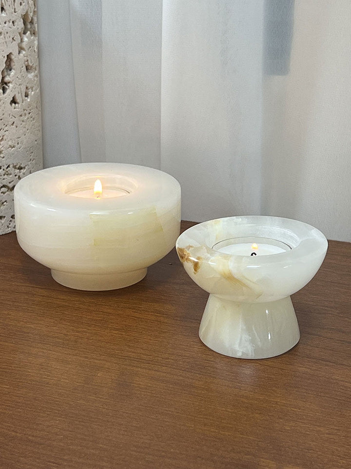 Stone Halo Candle Holder Set - Vakkerlight