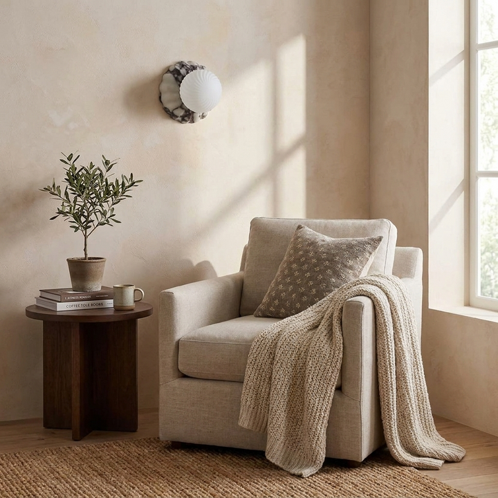 Stone Dome Wall Sconce