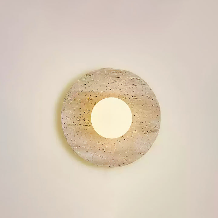 Stone Lunar Eclipse Wall Light