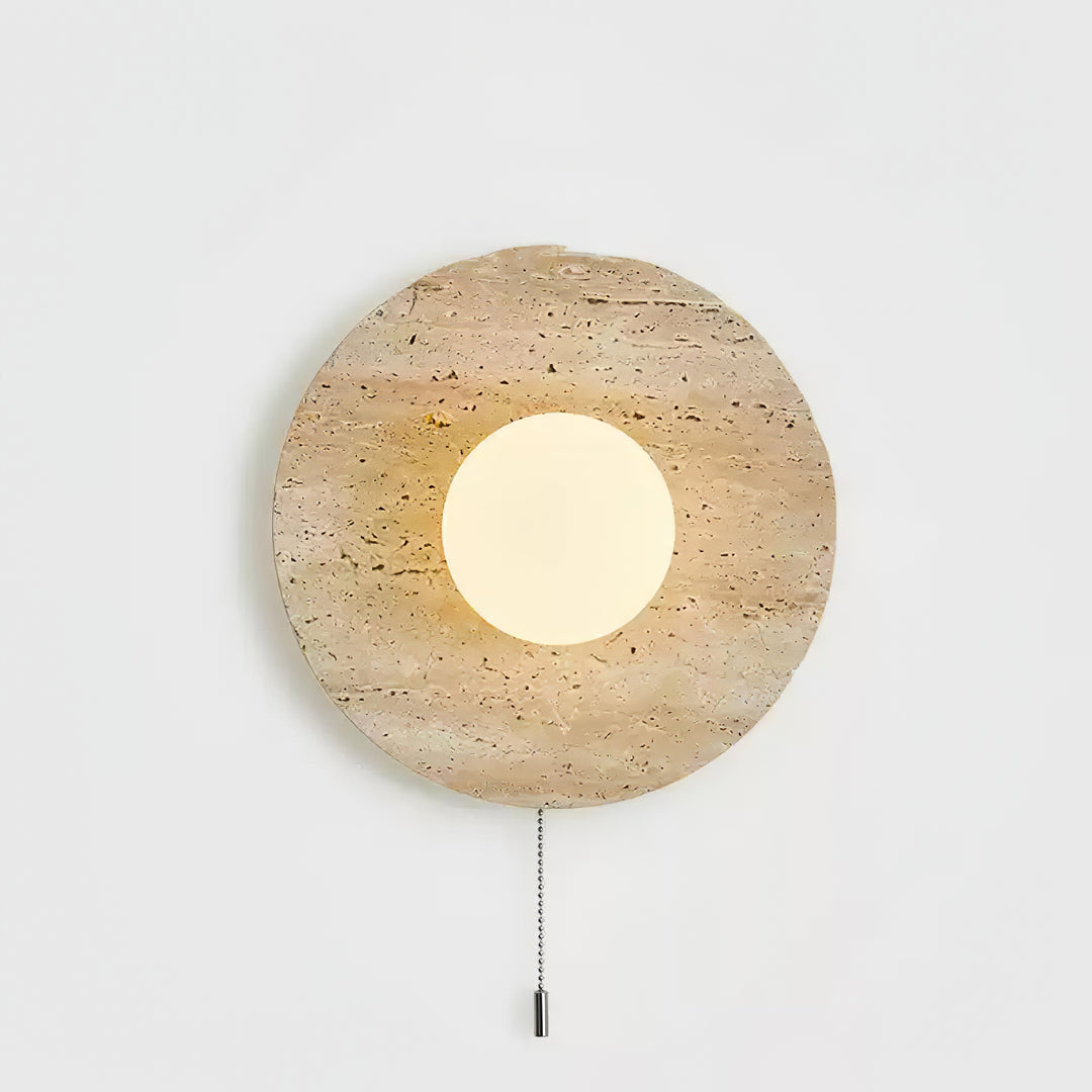 Stone Lunar Eclipse Wall Light