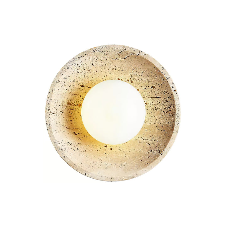 Stone Lunar Eclipse Wall Light