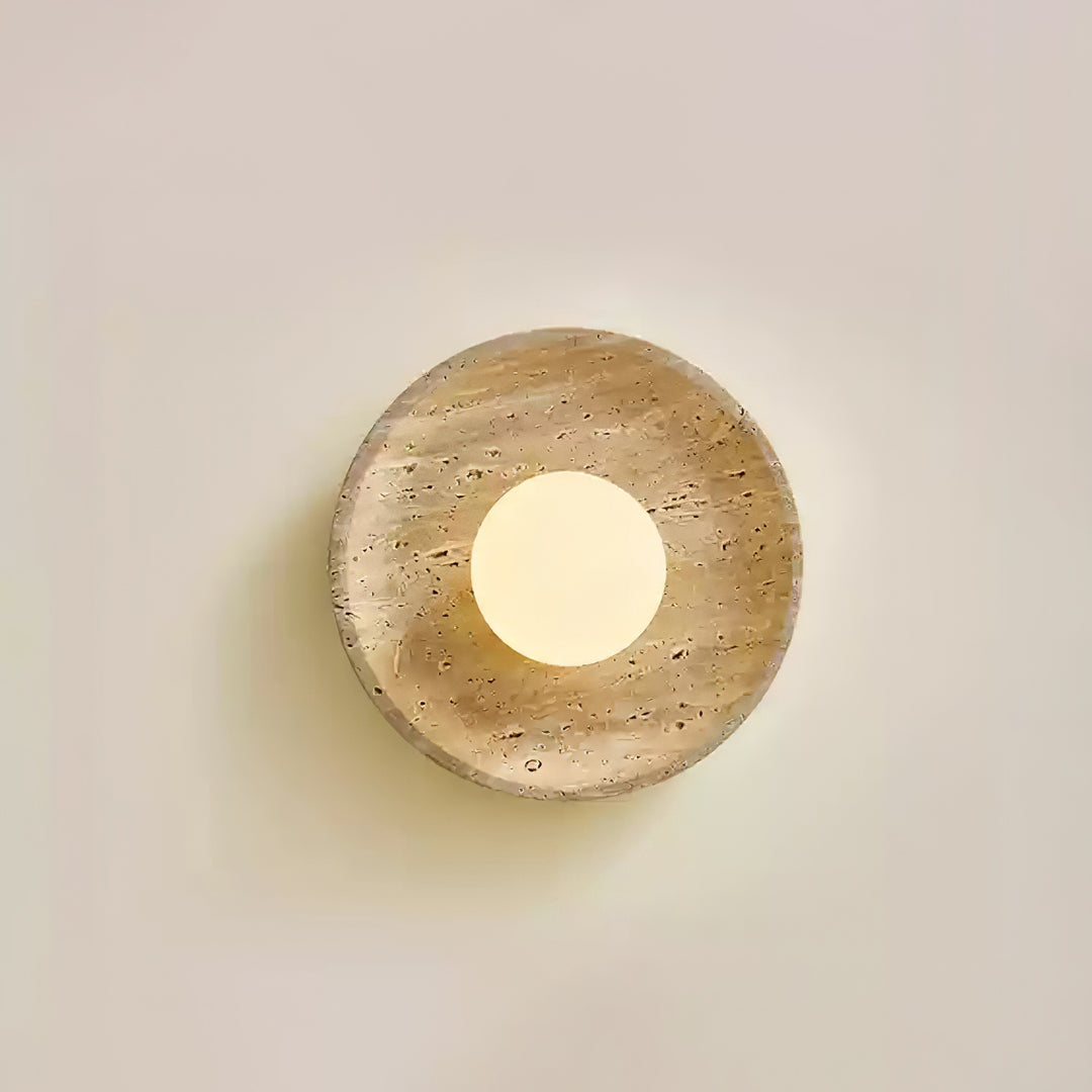 Stone Lunar Eclipse Wall Light