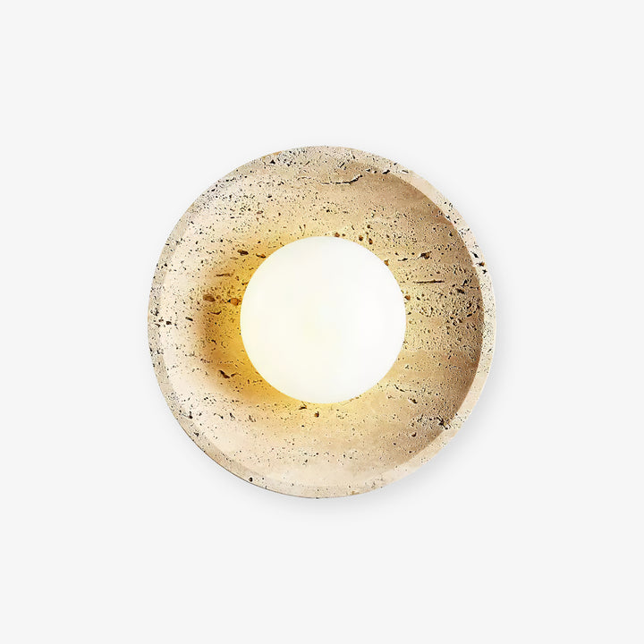 Stone Lunar Eclipse Wall Light