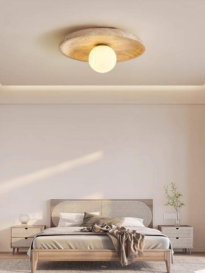 Stenen maansverduistering wandlamp