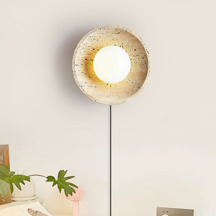 Stone Eclipse Plug - in Wall Light - Vakkerlight