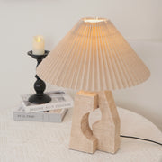 Lampe de table pilier en pierre