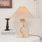 Lampe de table pilier en pierre