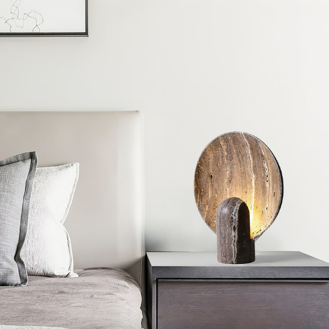 Eclipse Stone Table Lamp