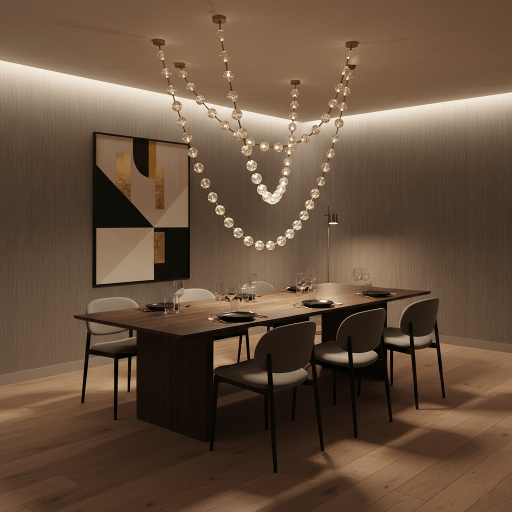 Strand Necklace Chandelier - Vakkerlight