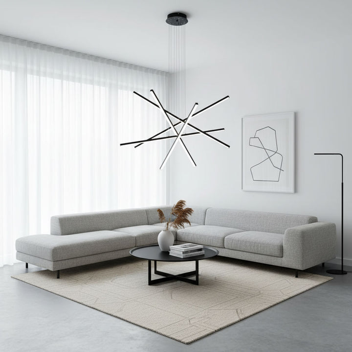 Strata Linear Chandelier - Vakkerlight