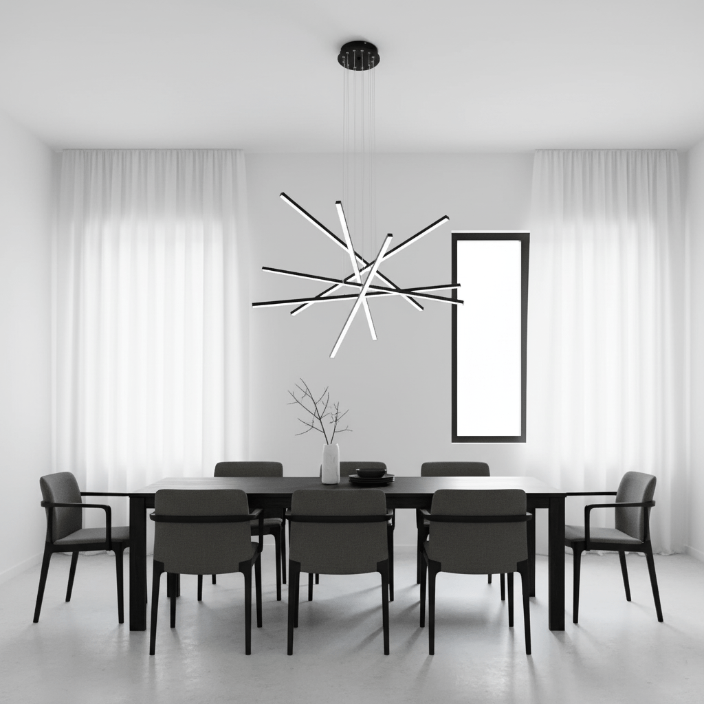 Strata Linear Chandelier - Vakkerlight