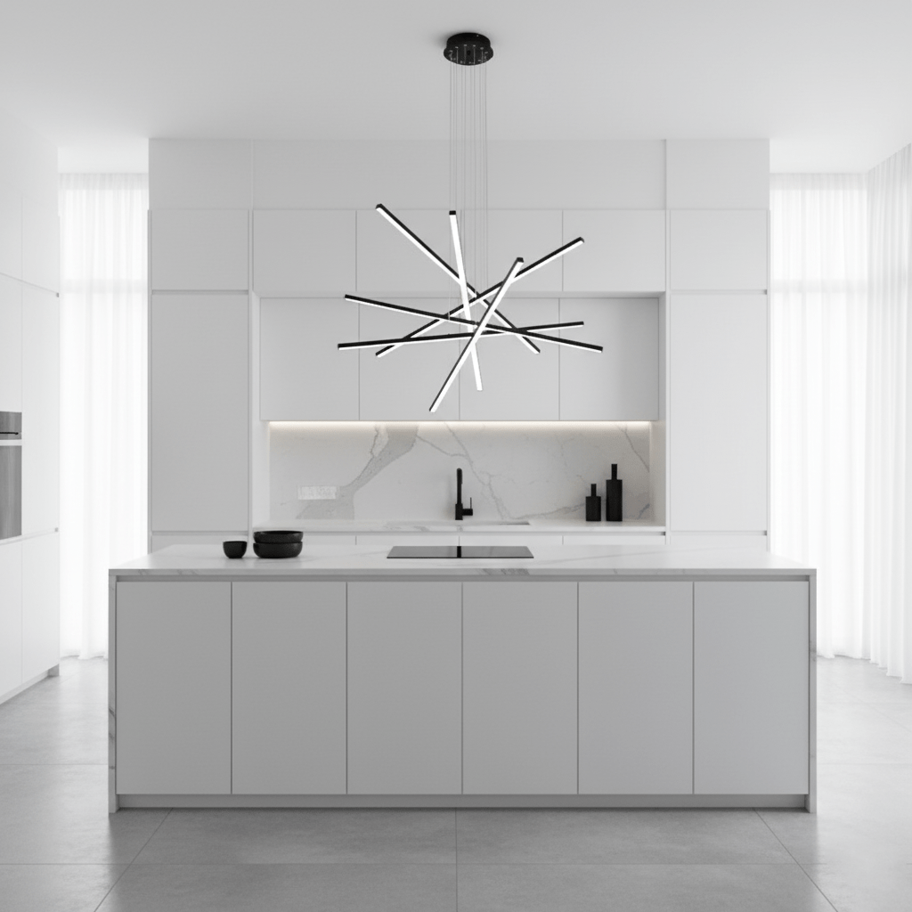 Strata Linear Chandelier - Vakkerlight