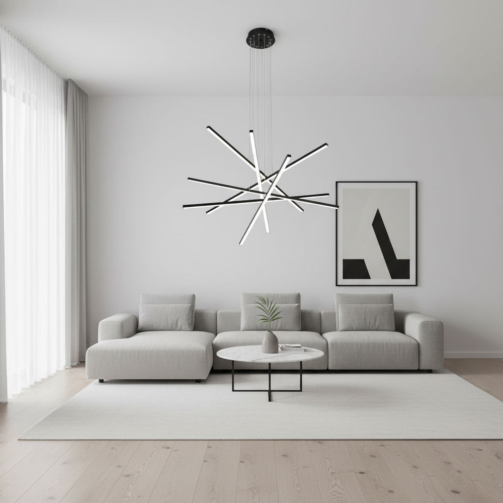 Strata Linear Chandelier - Vakkerlight