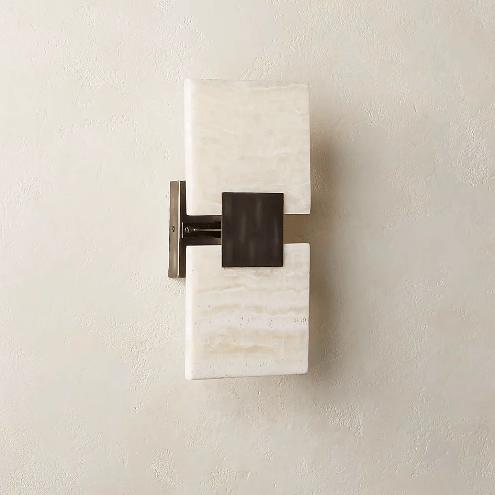 Strata Shift Alabaster Wall Lamp - Vakkerlight