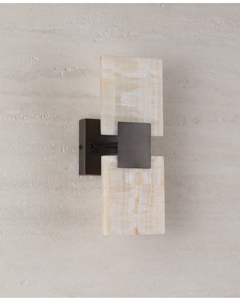 Strata Shift Alabaster Wall Lamp - Vakkerlight