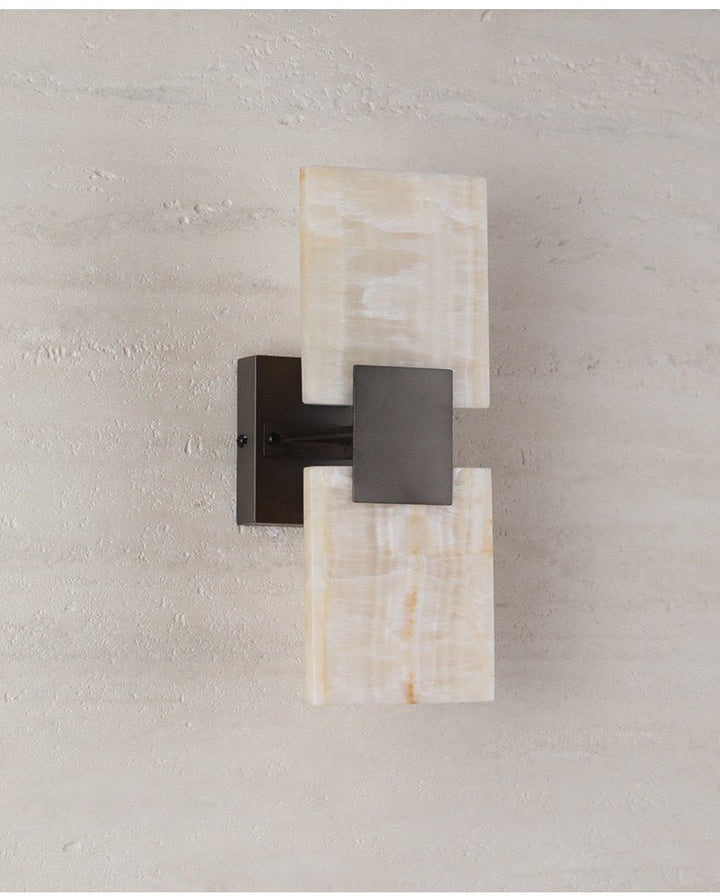 Strata Shift Alabaster Wall Lamp - Vakkerlight
