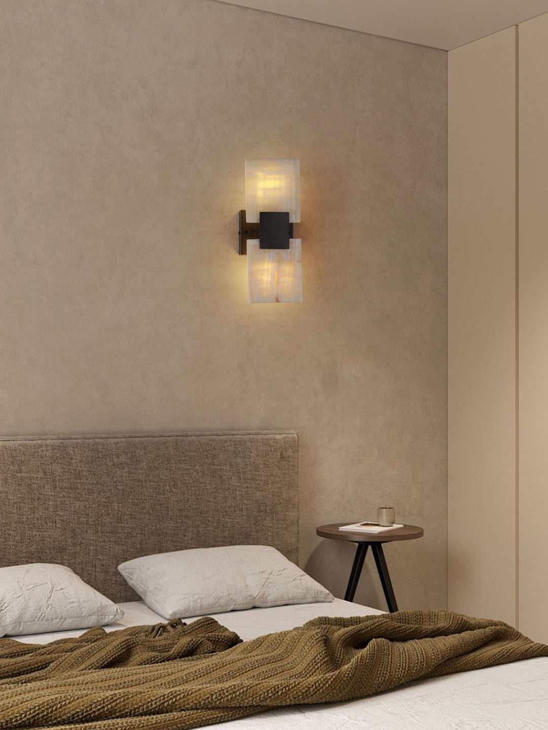 Strata Shift Alabaster Wall Lamp - Vakkerlight