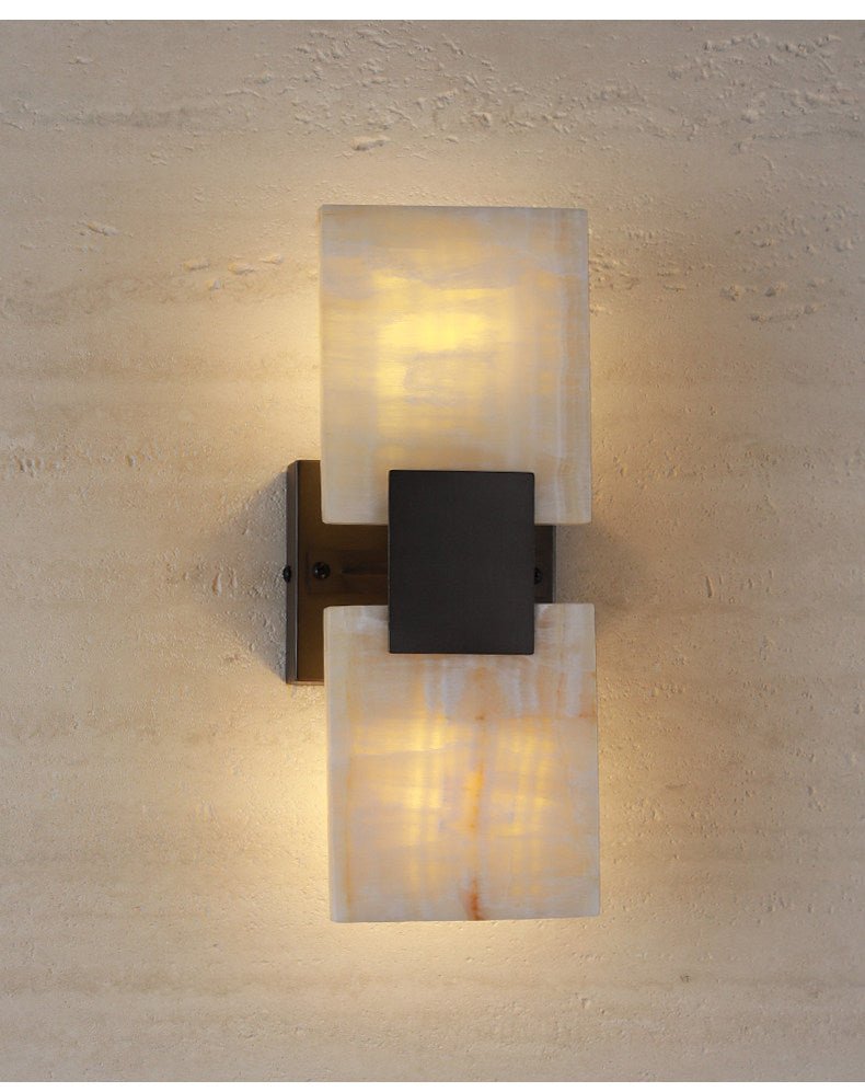 Strata Shift Alabaster Wall Lamp - Vakkerlight