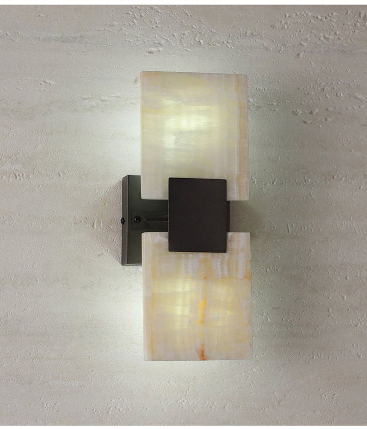 Strata Shift Alabaster Wall Lamp - Vakkerlight