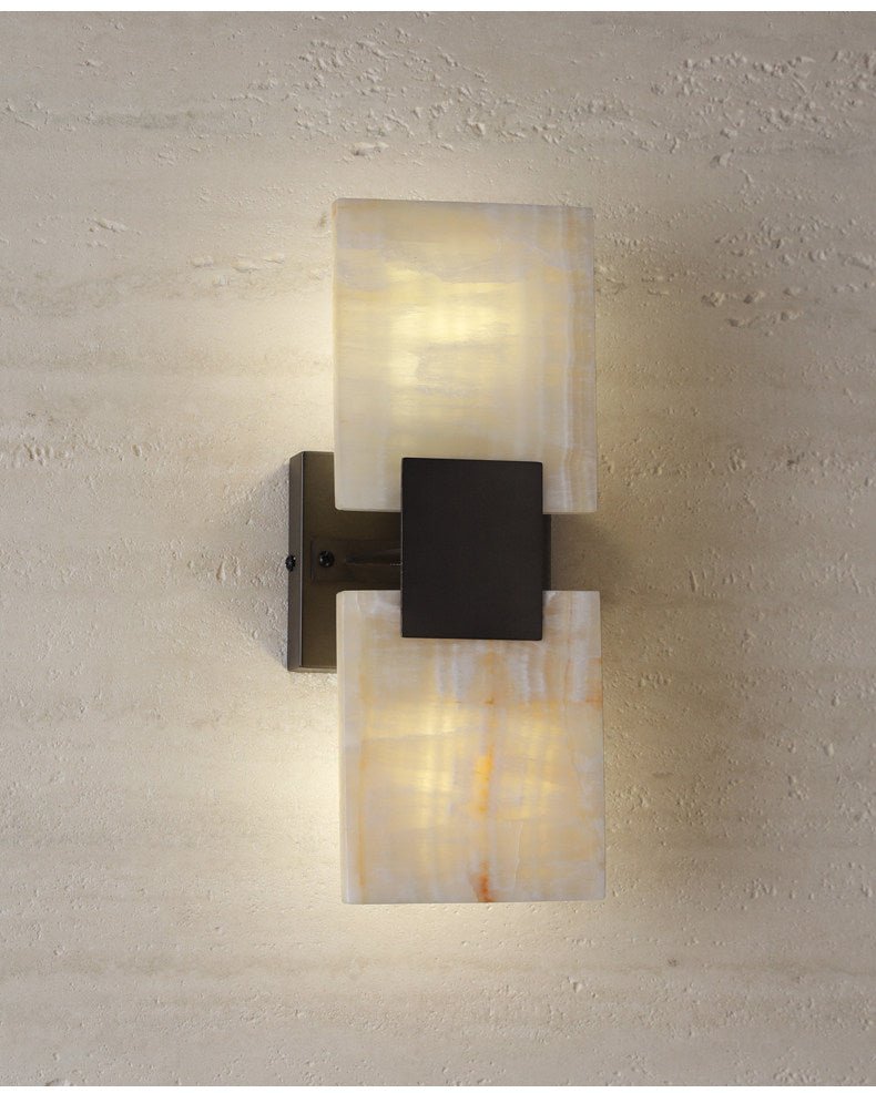 Strata Shift Alabaster Wall Lamp - Vakkerlight