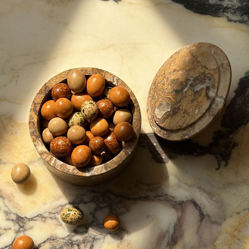 Strata Sphere Stone Storage Box - Vakkerlight