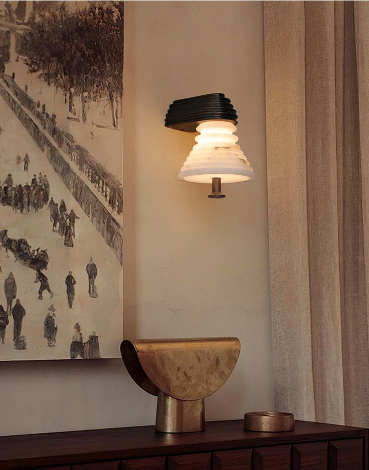 Strata Alabaster Wall Lamp - Vakkerlight