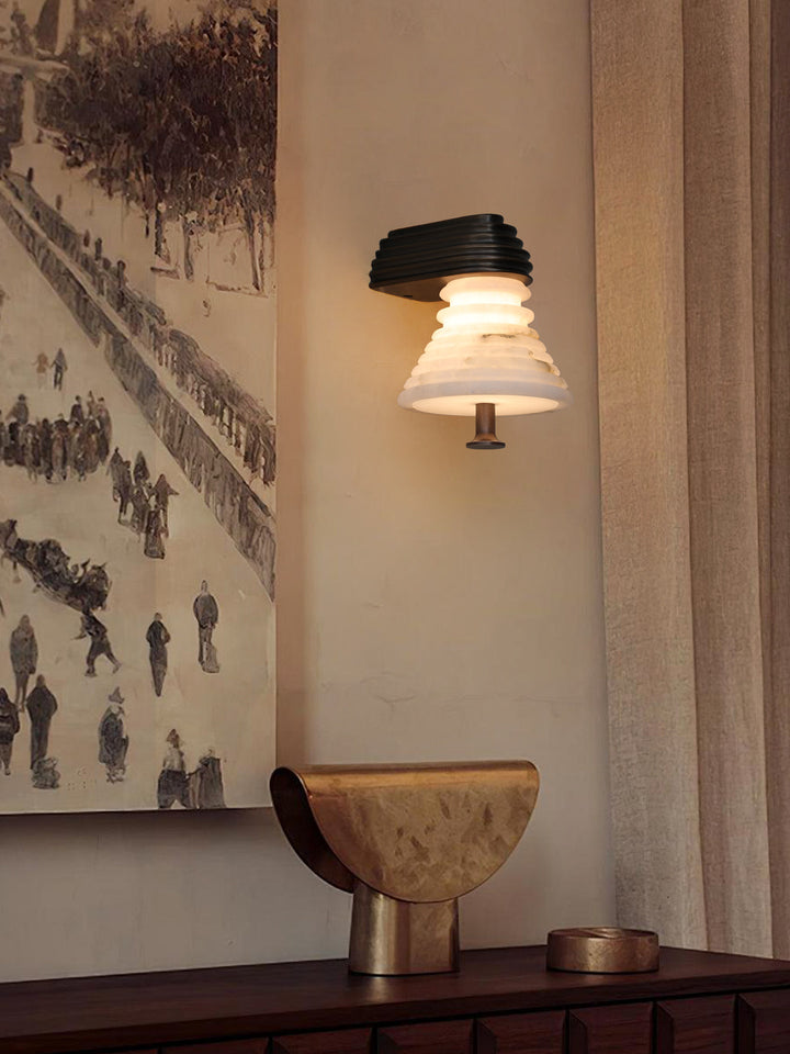 Strata Alabaster Wall Lamp - Vakkerlight