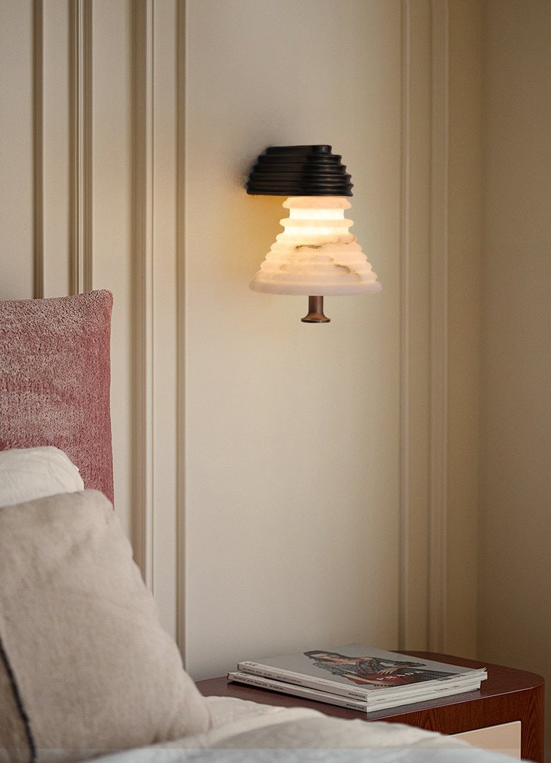 Strata Alabaster Wall Lamp - Vakkerlight