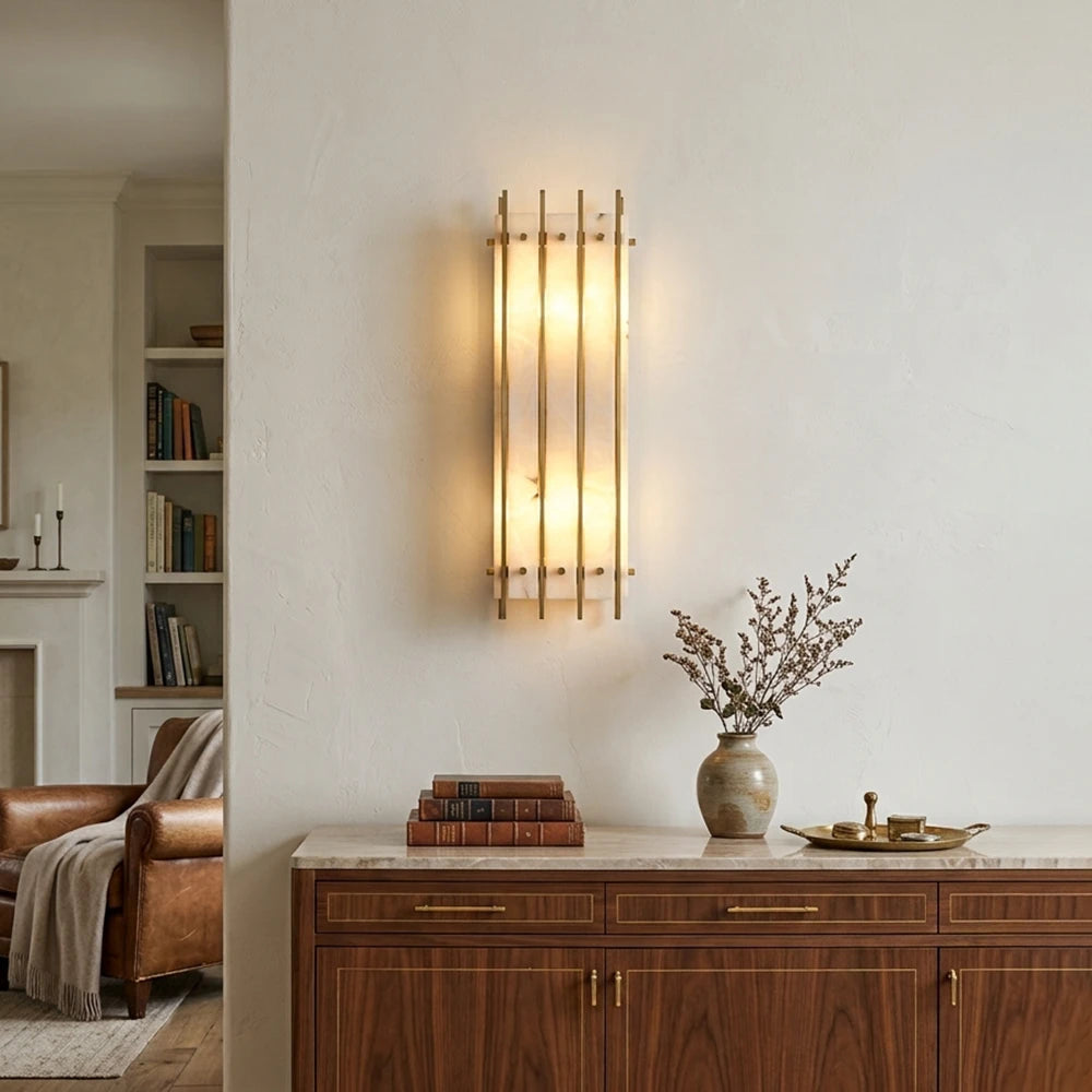 Aplique Strata em Alabastro