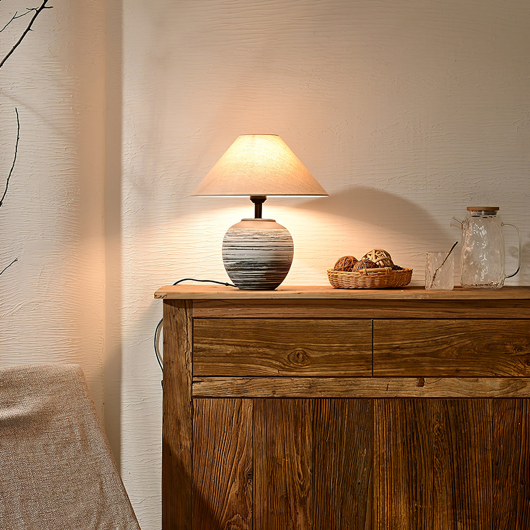 Strata Ceramic Table Lamp - Vakkerlight