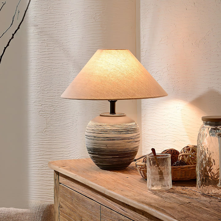 Strata Ceramic Table Lamp - Vakkerlight