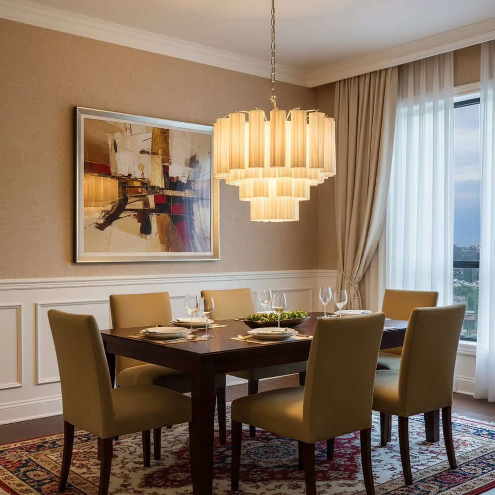 Stratum Ripple Chandelier - Vakkerlight