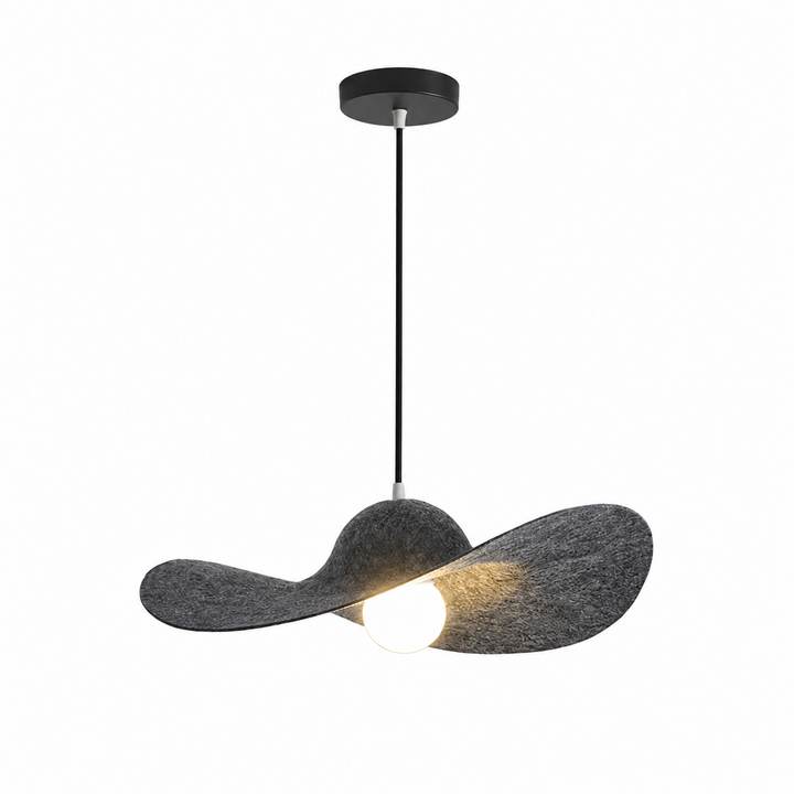 Straw Hat Acoustic Pendant Light