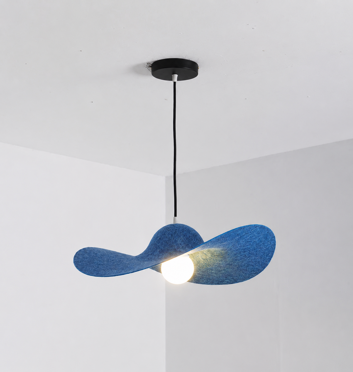 Straw Hat Acoustic Pendant Light