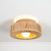 Straw Art Ceiling Lamp