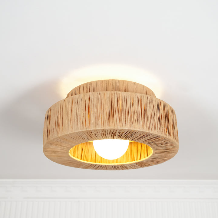 Straw Art Ceiling Lamp - Vakkerlight