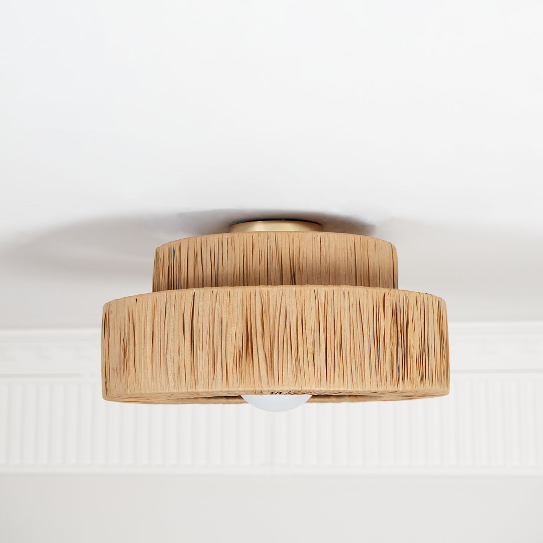 Straw Art Ceiling Lamp - Vakkerlight