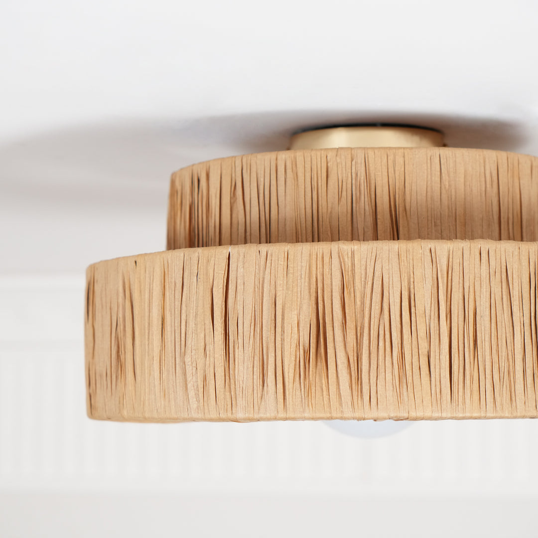 Straw Art Ceiling Lamp - Vakkerlight