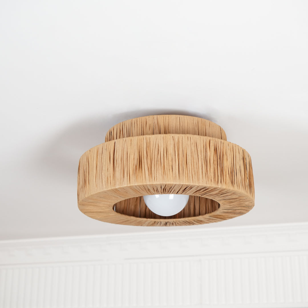 Straw Art Ceiling Lamp - Vakkerlight