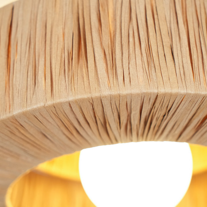 Straw Art Ceiling Lamp - Vakkerlight