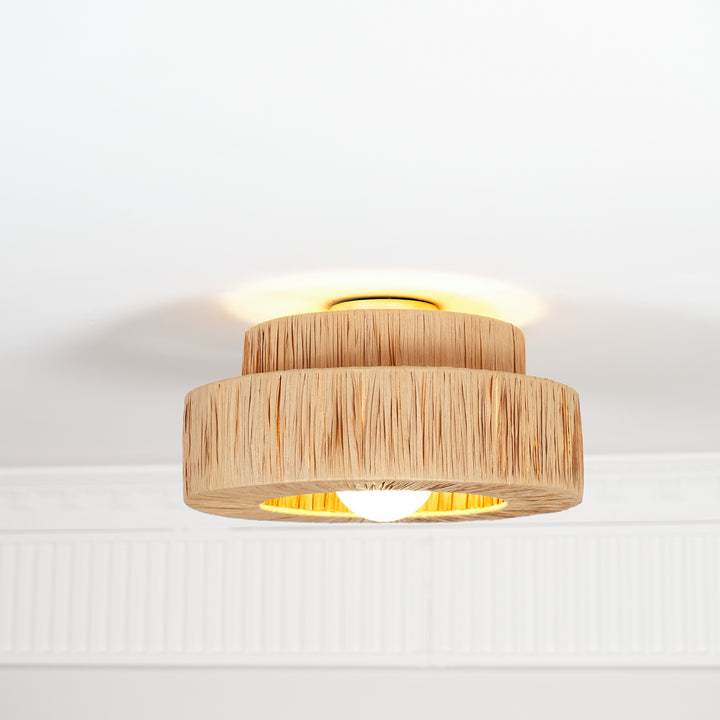 Straw Art Ceiling Lamp - Vakkerlight