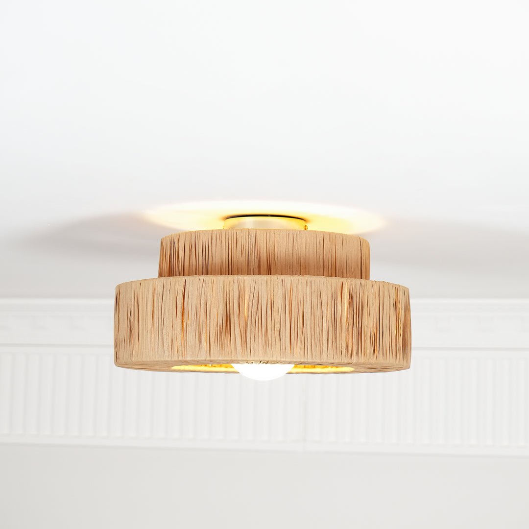 Straw Art Ceiling Lamp - Vakkerlight