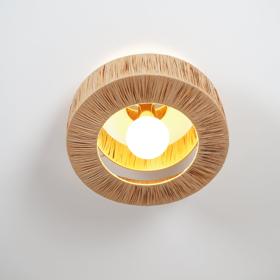 Straw Art Ceiling Lamp - Vakkerlight