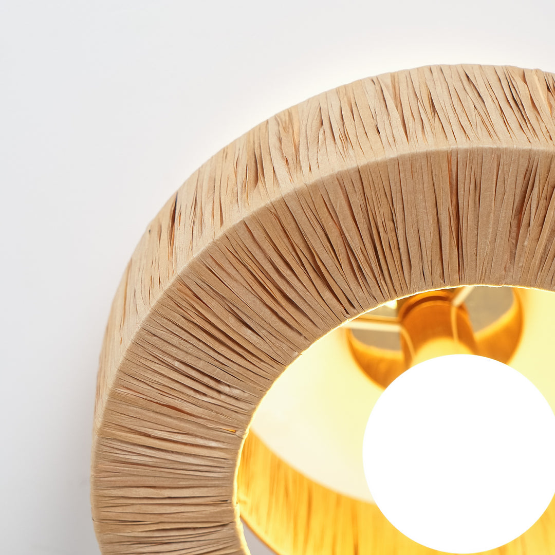 Straw Art Ceiling Lamp - Vakkerlight