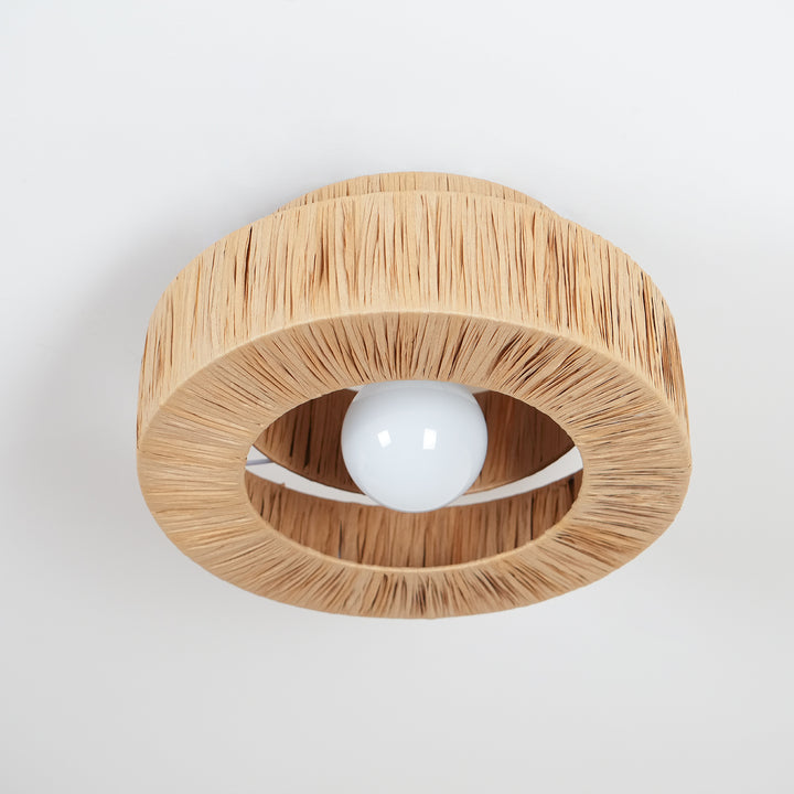 Straw Art Ceiling Lamp - Vakkerlight