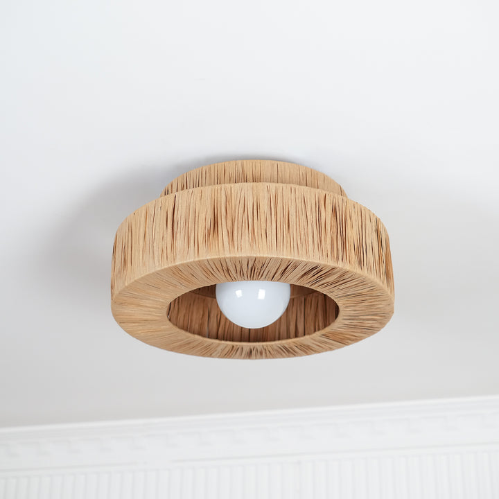 Straw Art Ceiling Lamp - Vakkerlight