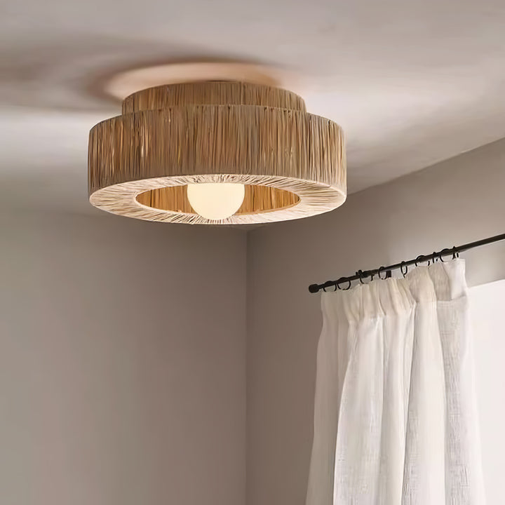 Straw Art Ceiling Lamp - Vakkerlight