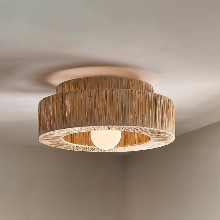 Straw Art Ceiling Lamp - Vakkerlight