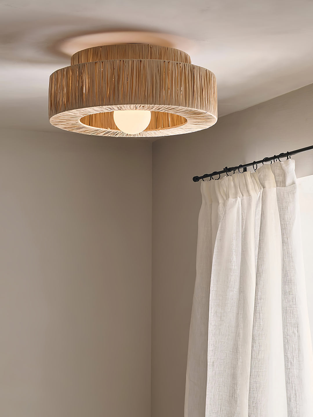 Straw Art Ceiling Lamp - Vakkerlight