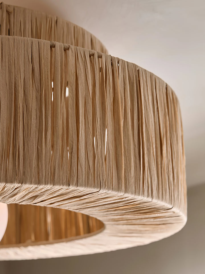 Straw Art Ceiling Lamp - Vakkerlight